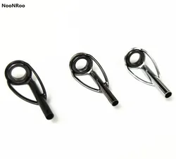 NooNRoo Model FST Fishing rod tops #4/#5/#6 Silver / Black /Grey color Standard tip top for spinning and castin 10pcs / bag