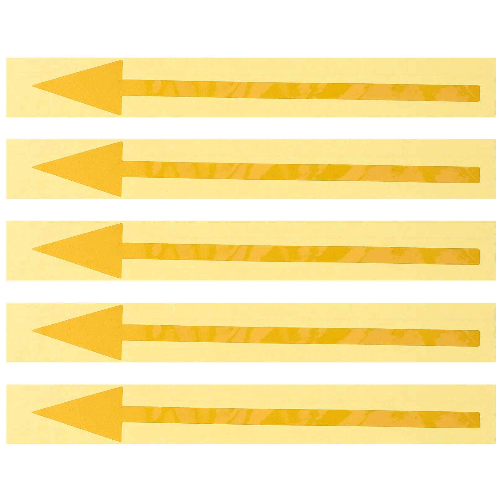 

5 Pcs Reflective Mailbox Arrow Sticker Directional Floor Decals Marking Stickers
