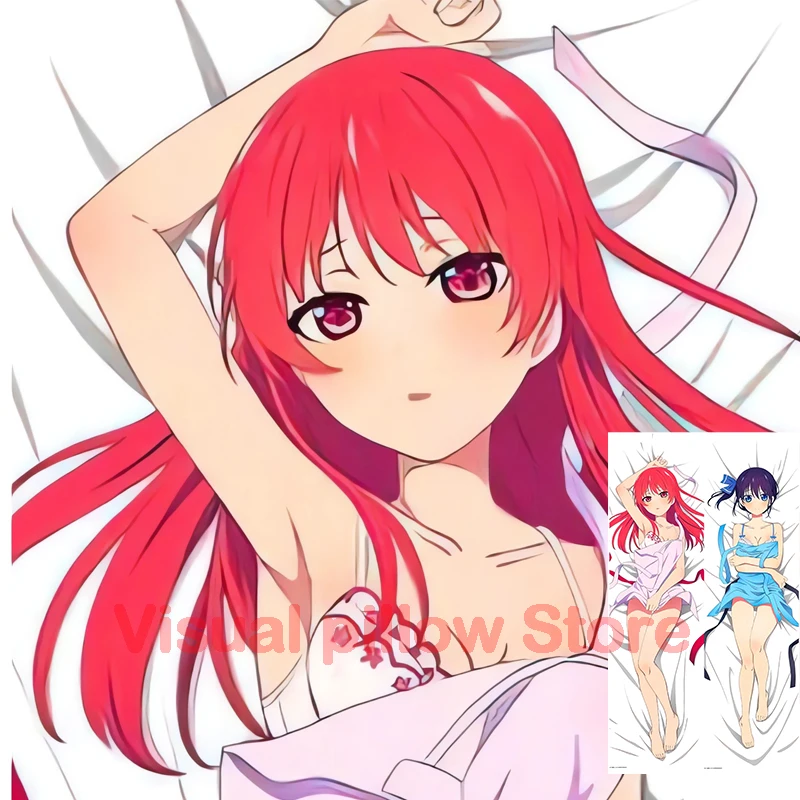 Dakimakura anime Minase Nagisa&Saki Saki Double-sided Print Life-size body pillows cover Adult pillowcase