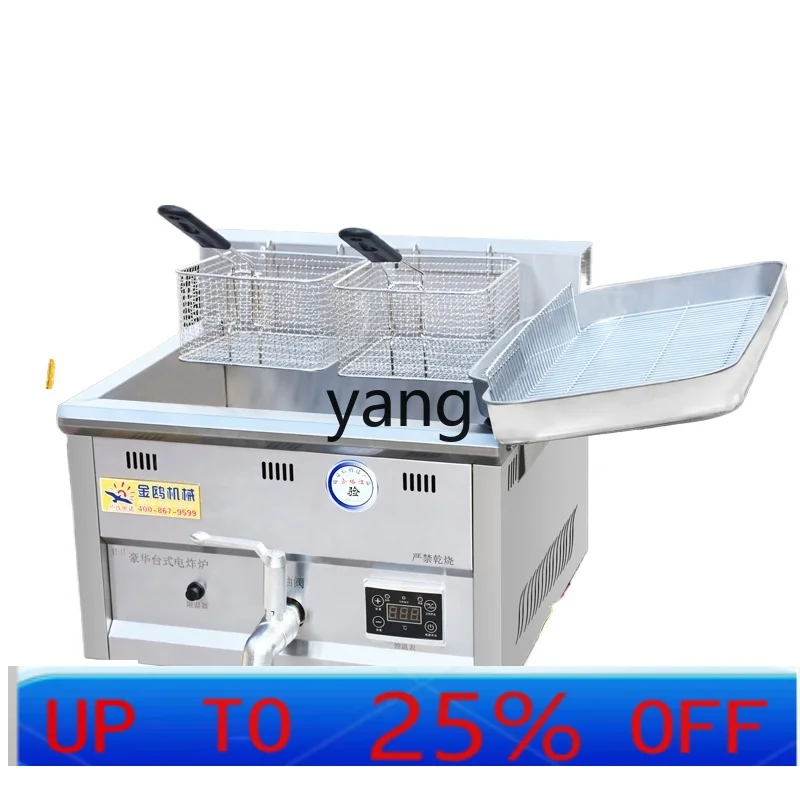 LHH Single and Double Cylinder Deep Frying Pan Commercial Vertical Large Capacity Deep Frying Pan
