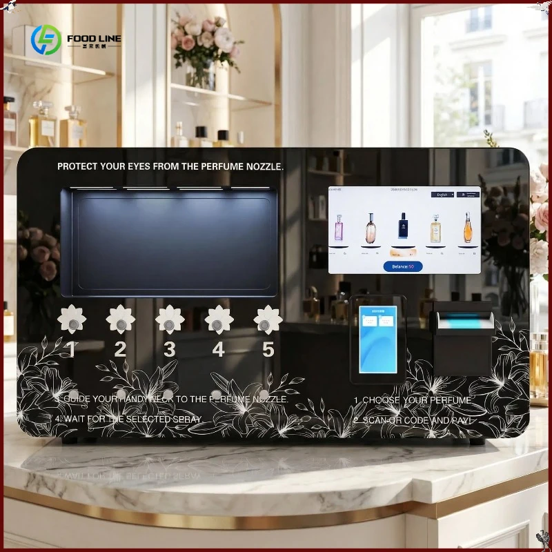 Smart Fragrance Vending Machine for Hotel Lobbies with Card and Note Payment FL Customized