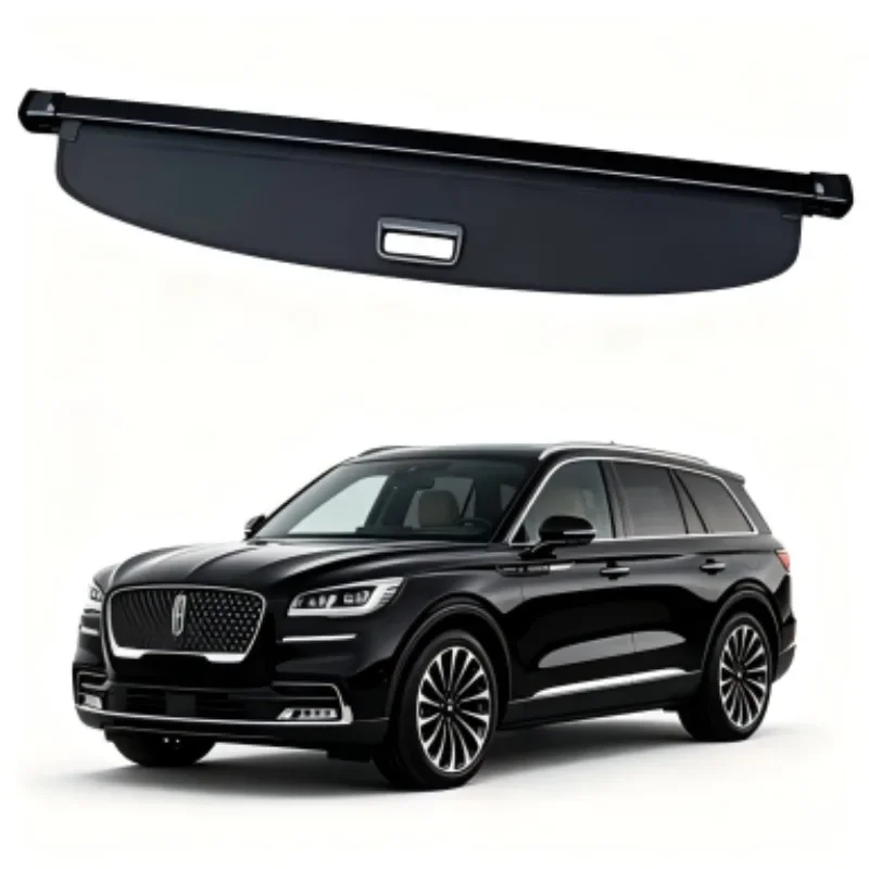 Auto Rear Cargo Retractable Curtain Conceal your trunk belongings for Lincoln Nautilus 2024+
