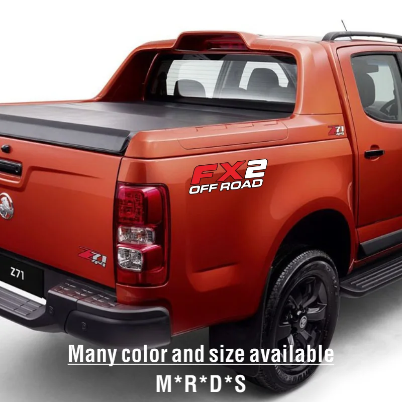 Rear Trunk Side Sticker For Ford F Series Toyota Hilux Tacoma Universal Decal Truck Vinyl FX2 Off Road Auto Accessories