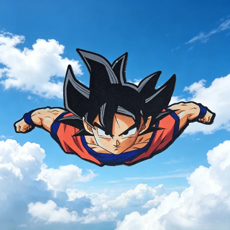 Dragon Ball Son Goku cartoon car sticker second dimension car home decoration waterproof sticker anime merchandise wholesale
