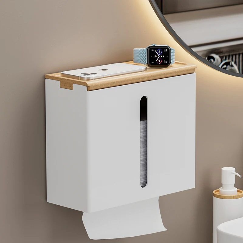 

Hand wiping paper box wall mounted perforated toilet paper towel box
