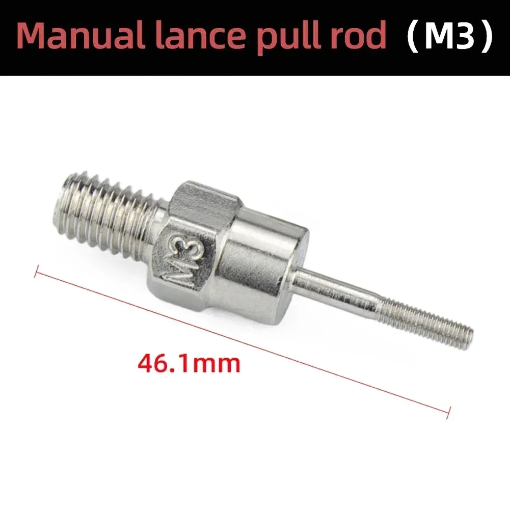 1 шт., ручная заклепка, гайка, часть пистолета для M3 M5 M6 M8 M10, заклепки с ручной резьбой, сменные винты с заклепкой, аксессуары для тяги