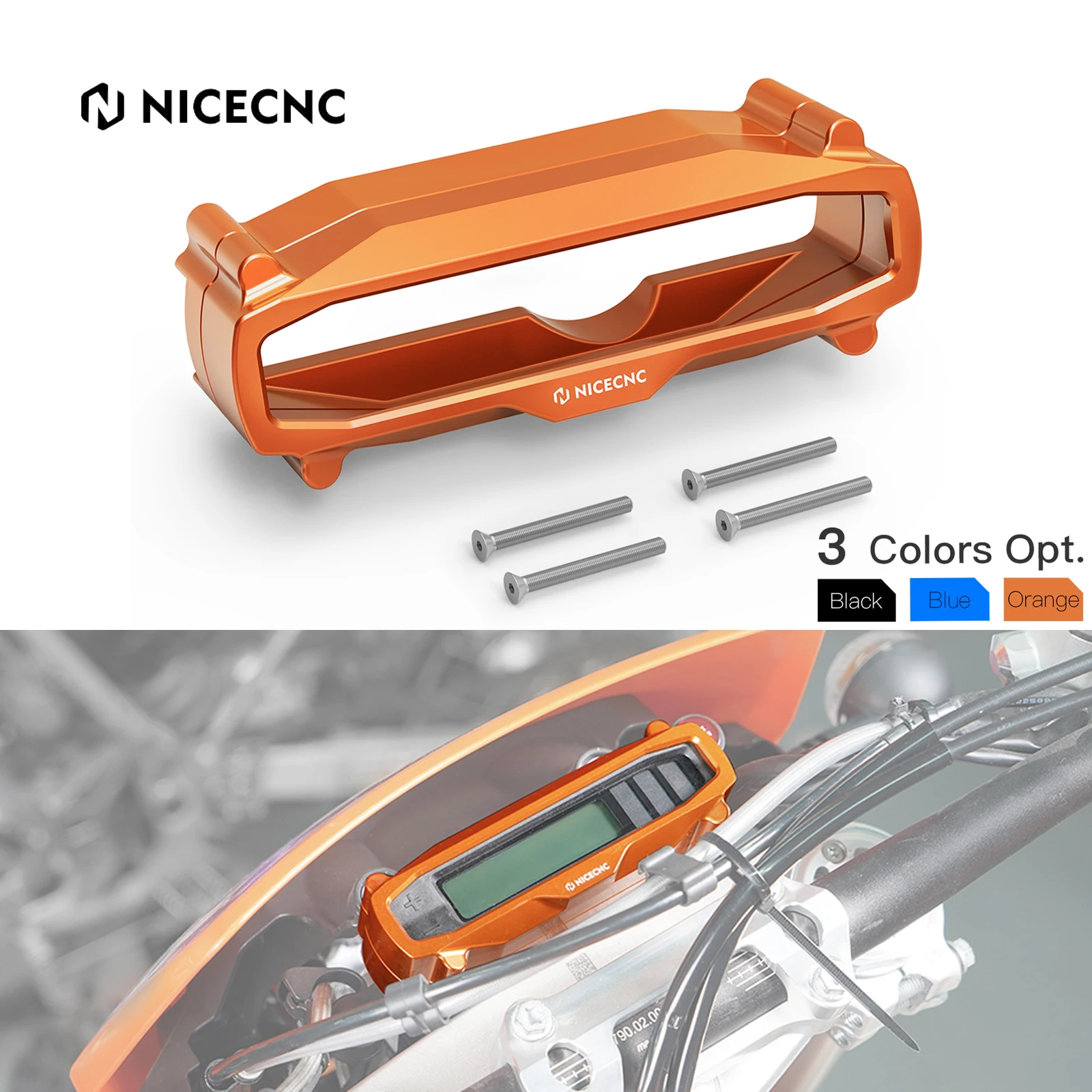 NICECNC For KTM EXC 300 EXC 250 EXCF 350 EXC 450 XCW 300 XCFW XWF 2024-2025 Speedo Odometer Protector Guard For Husqvarna TE 300