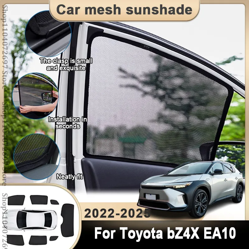 

Magnetic Car Sunshade For Toyota bZ4X EA10 2022 2023 2024 2025 Windshield Sunshade Cover Protector Front Side Privacy Accessorie