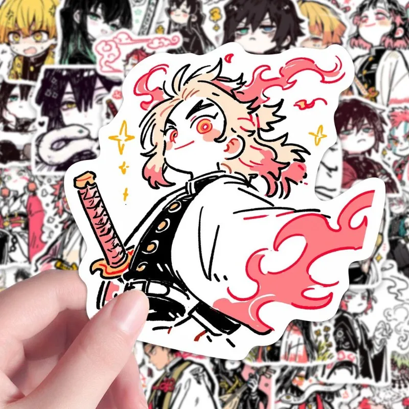 

Наклейка «Убийца демонов», аниме, периферийные устройства, мультяшная милая забавная изысканная модная наклейка, украшение для журнала, универсальная наклейка