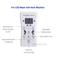 Remote Control of LED Mask Face Beauty Machine Accessory Remote Control For 7Colors Light Photon LED Facial Mask Accessories