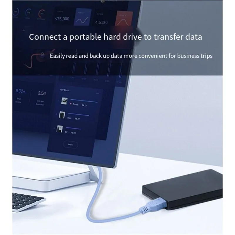B29C-USB A To 5Pin USB Cable USB 2.0 Charging And Data Transfer Cord For Car Cameras Storage Devices 1.5M