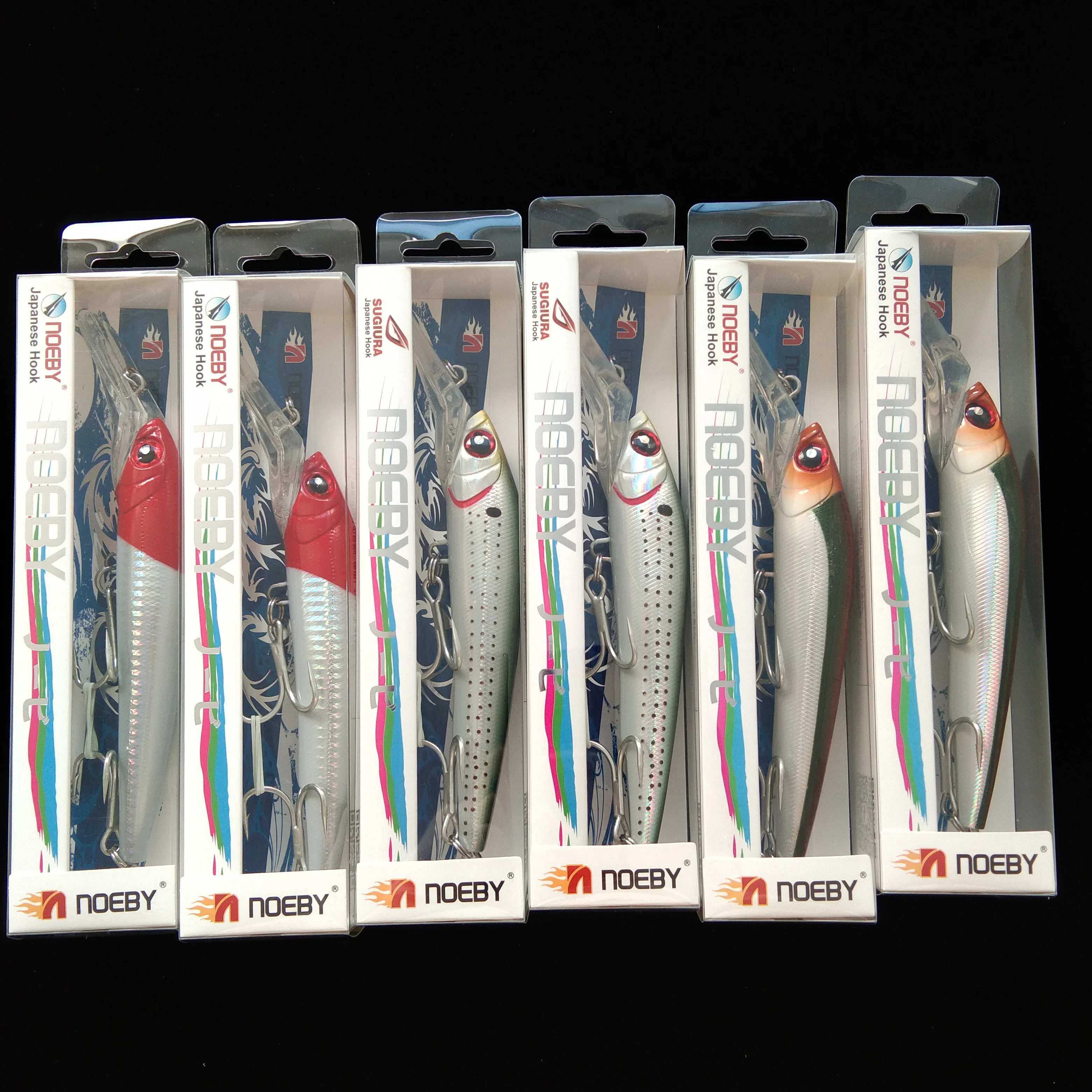 NOEBY التصيد غرق أسماك الصيد إغراء 140 مللي متر 50 جرام 180 مللي متر 98 جرام الطعوم الاصطناعية المياه المالحة Wobblers ل باس بايك صيد السمك #6