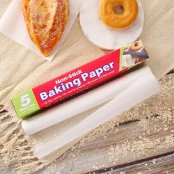 New Silicone Oil Paper Baking Paper Disposable Heat Resistant Air Fryer Liners Non-stick Oil Proof Paper