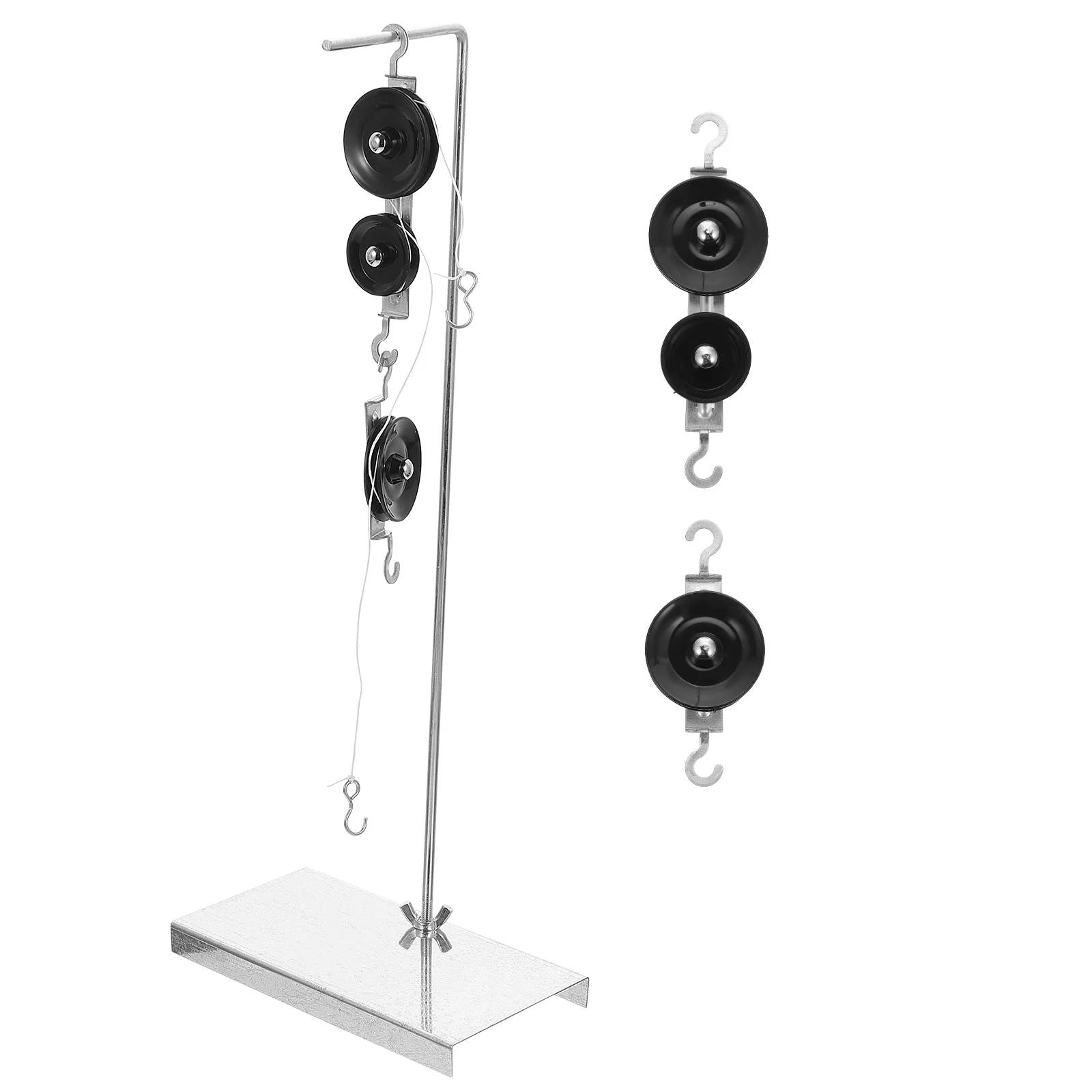 Broom Holder Pulley Block Experimental Equipment Machinery Physics and Rope Student