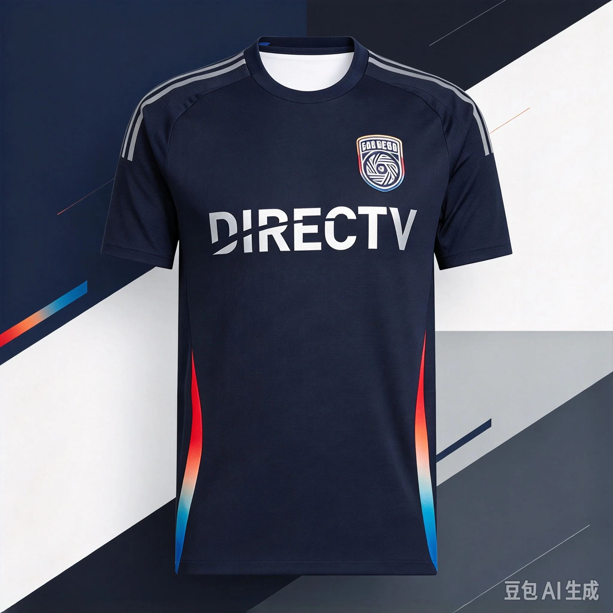 26‑27 San Diego Home Soccer Jersey Men Short Sleeve Quick Dry Breathable Football Fan Sport Uniform Training Tee Shirt Moto