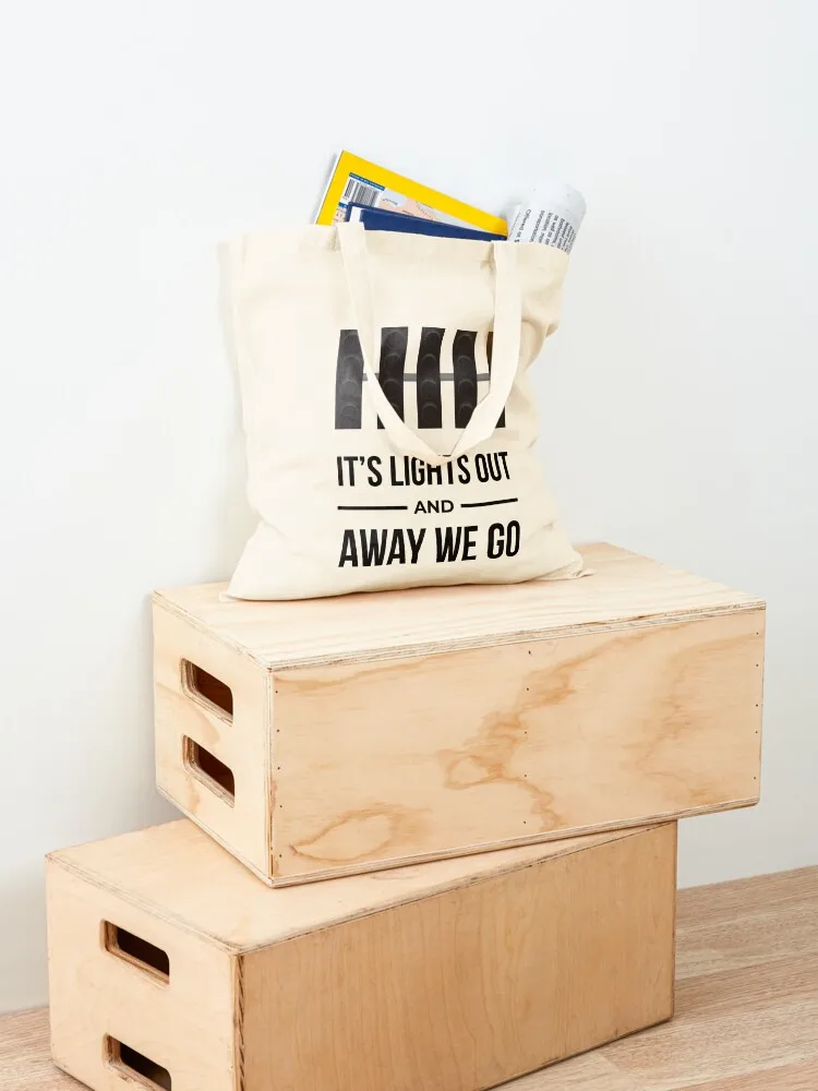 It's Lights Out And Away We Go (All Lights Out!) Tote Bag large tote bag ecological bags eco pack Women's tote bag