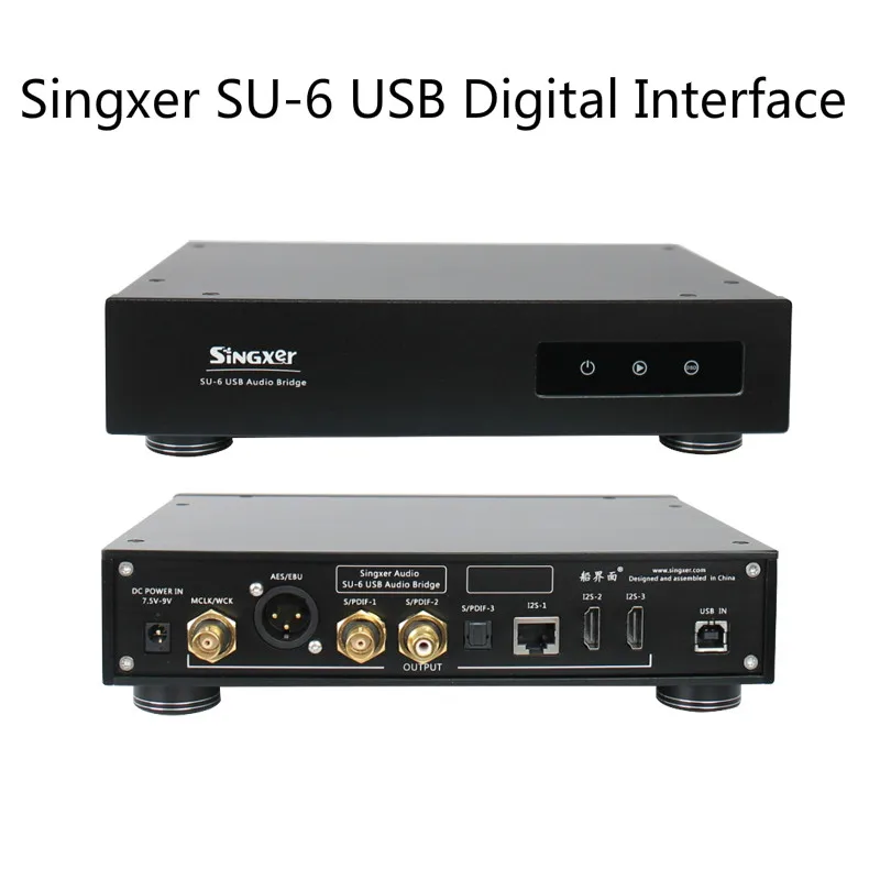 Singxer SU-6 Audio Interface XMOS XU208 CPLD Femtosecond Clock USB Digital Interface SU6