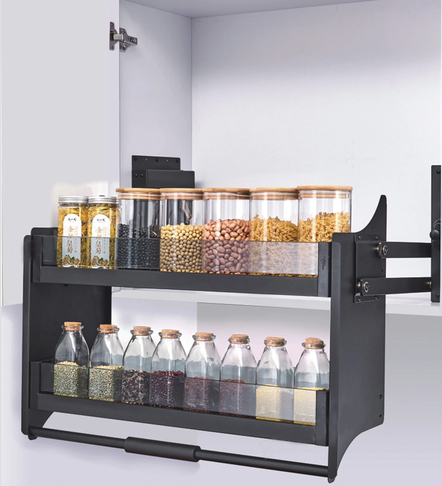 نظام مصعد المطبخ عالي الجودة، سلة رفع عالية الخزانة، سلة رفع المطبخ الكهربائية #1