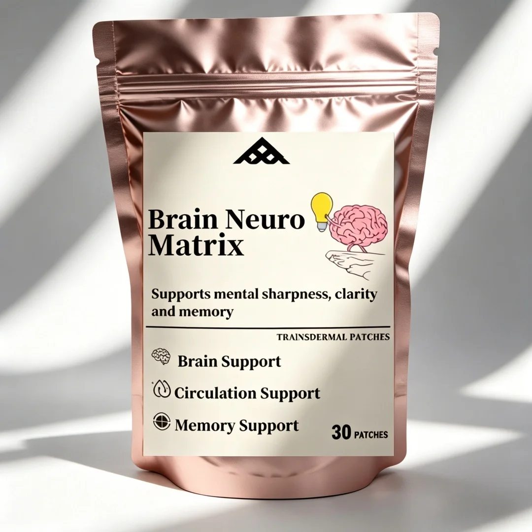 30 Patches Nootropic Vitamin Brain Matrix Transdermal Patches- Memory, Focus & Aging Support