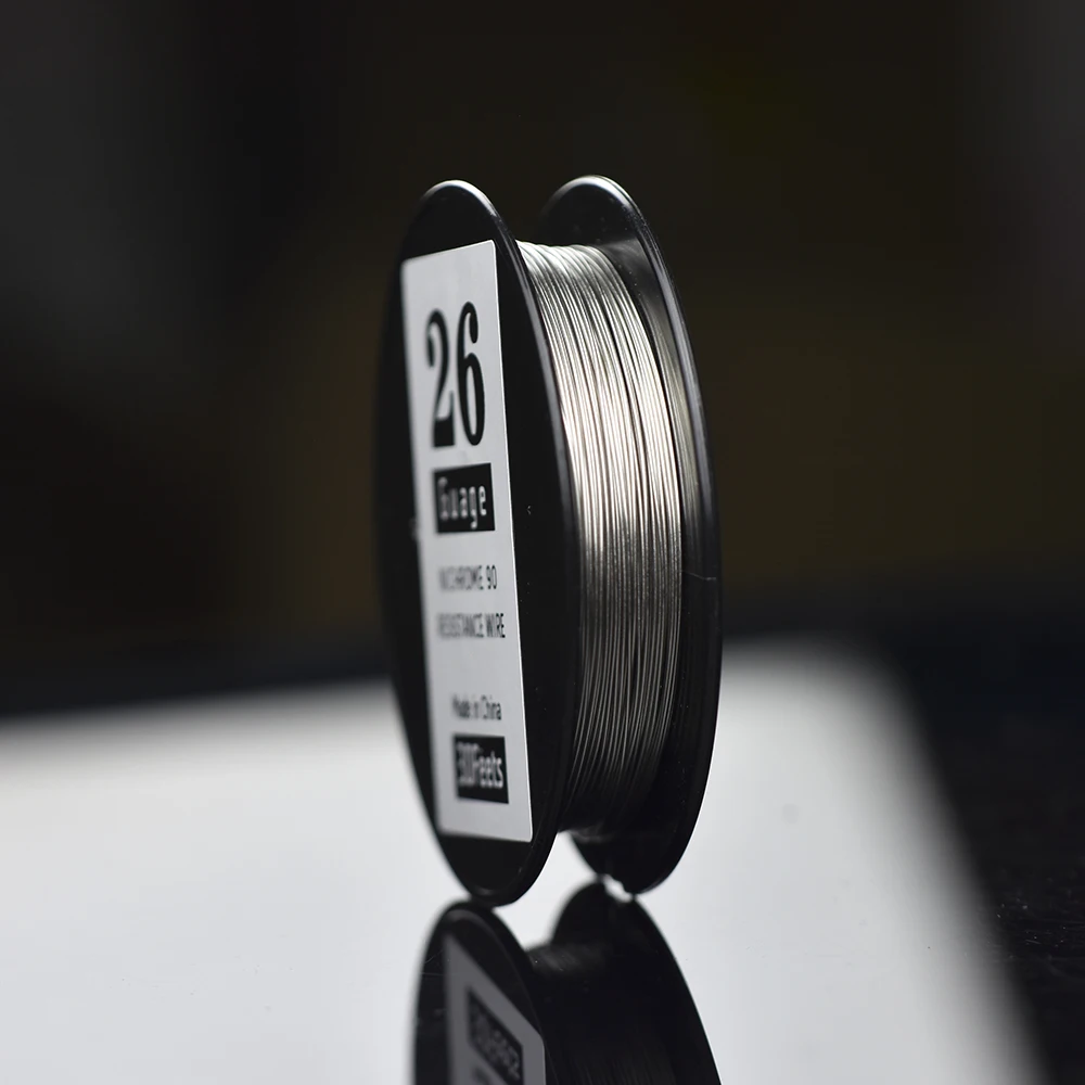 1Set 30ft Ni90 Ni80 Wire High Quality Nichrome 90 Resistance Heating Wire 26AWG Guage Spool