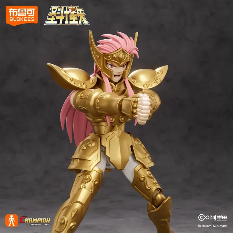 BLOKEES Original or Saint Seiya sagittaire CYGNUS AQUARIUS CAMUS HYOGA Aiolos Pegasus champion classe figurine modèle jouets