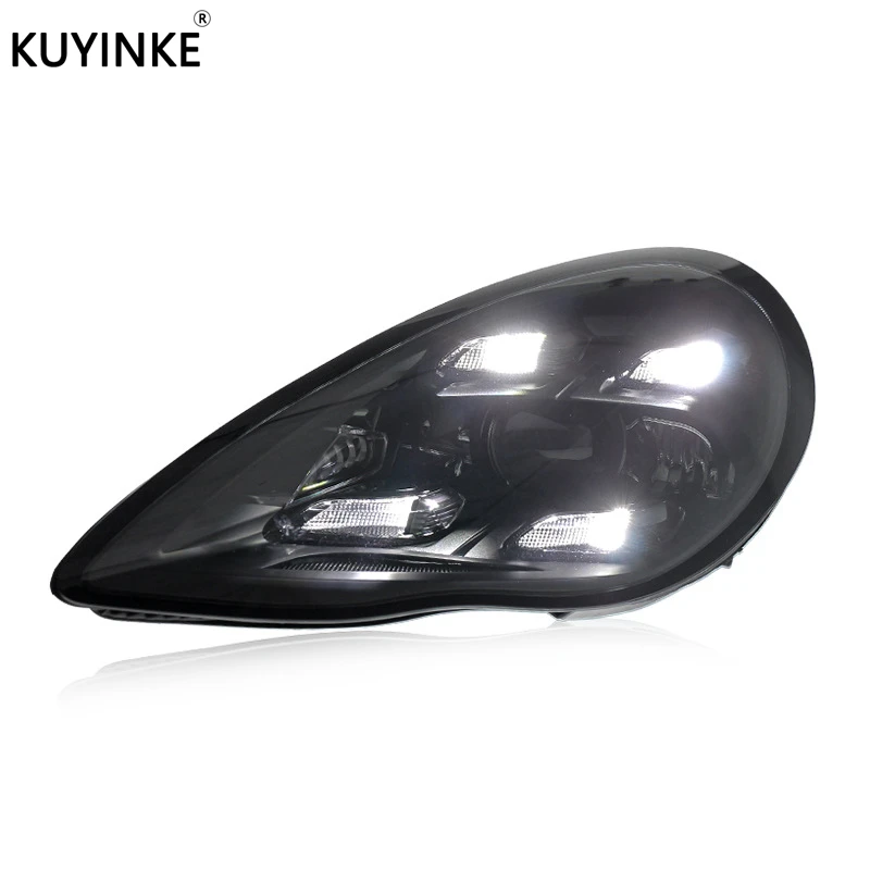 Headlight Assembly Modification Matrix Led Lens Daytime Lights Running Turn Signal Light for Porsche Panamera 2010-2017