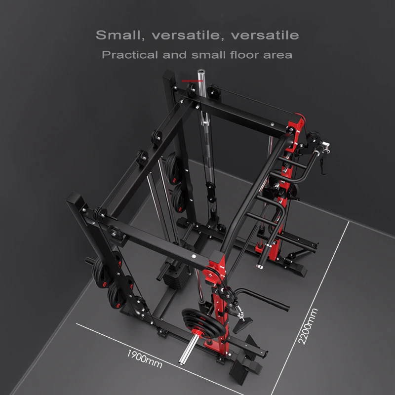 Commercial Multifunctional Smith Machine, Household Combined Squatting Frame, Comprehensive Trainer