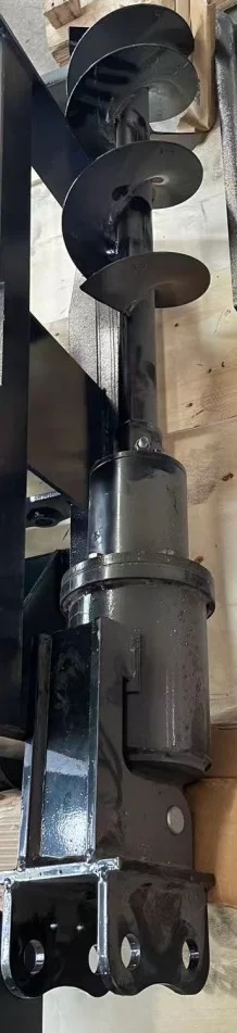 Pièces d'excavatrice, godet sans dents et perceuse à spirale