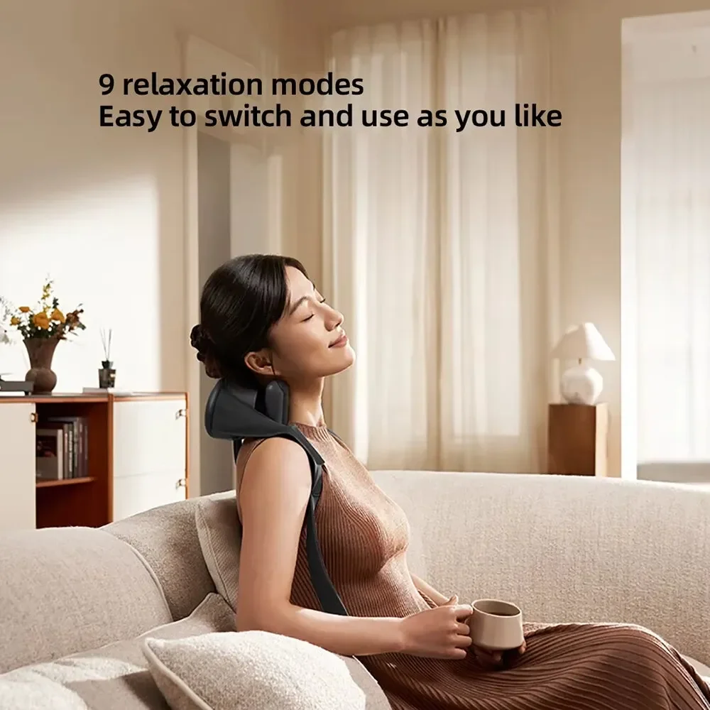 Xiaomi Mijia Smart Neck and Shoulder Massager Integrated Massage Hot Compress Custom mode Work with Mi Home APP Control New