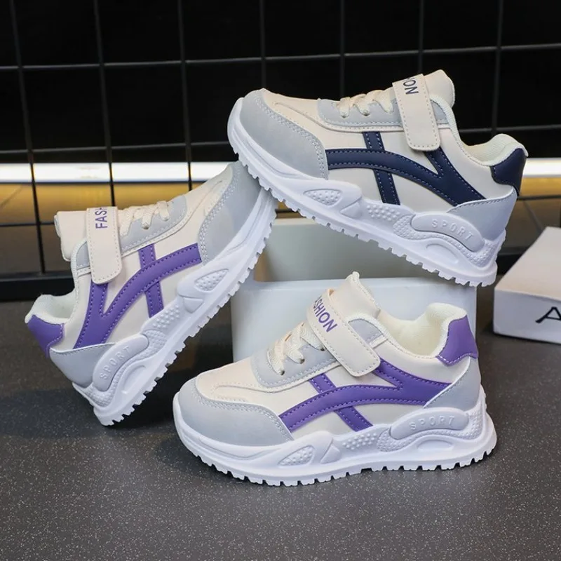 2026 Autumn Kids Casual Boys Girls Shoes Fashion For 7-15y Lightweight Running Young Student's Children Sports Girl's Shoes view 3