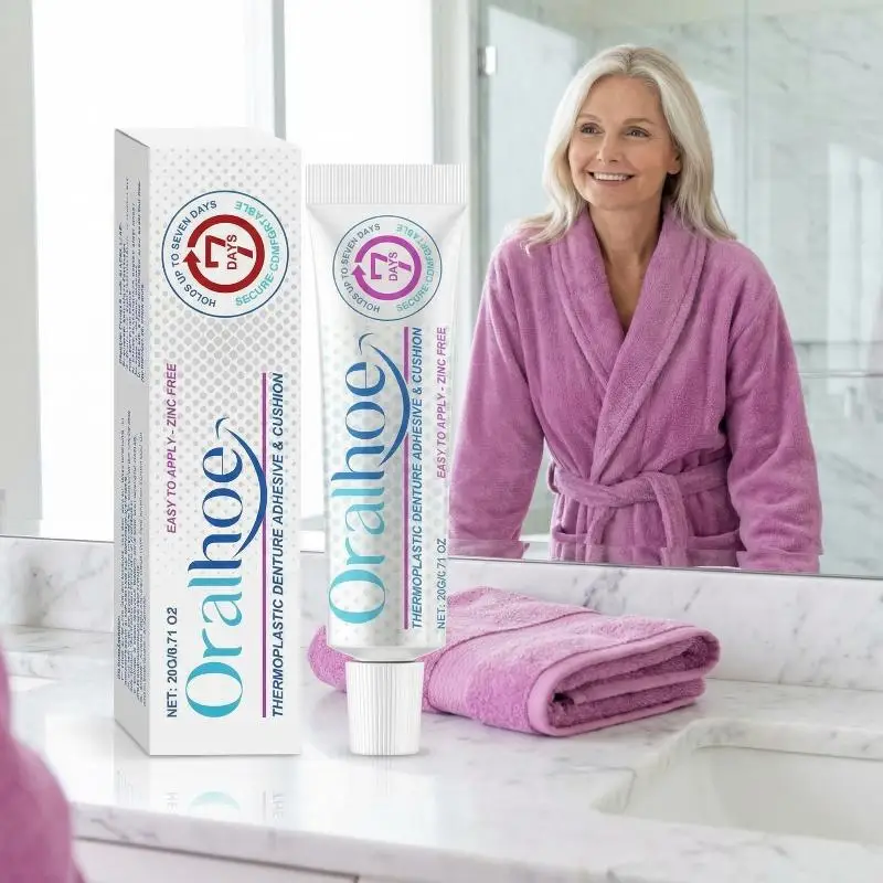 Seamless Fit Thermoplastic Denture Adhesive Comfortable Oral Health Care Long Lasting Reusable Repairing Denture Care