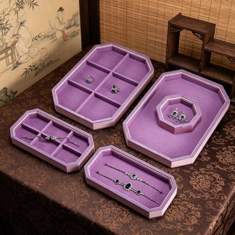 embroidery-jewelry-storage-tray-creativity-bracelet-display-case-pendant-necklace-collection-box-dustproof-ring-displays-trays