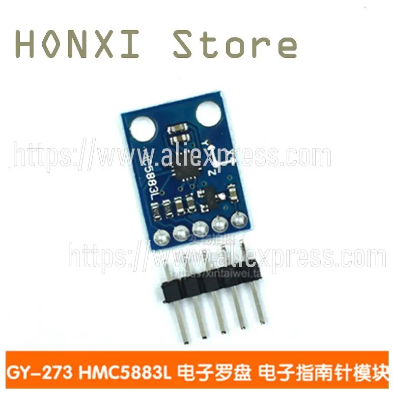 1PCS GY-273 HMC5883L electronic compass compass module three-axis magnetic resistance sensor