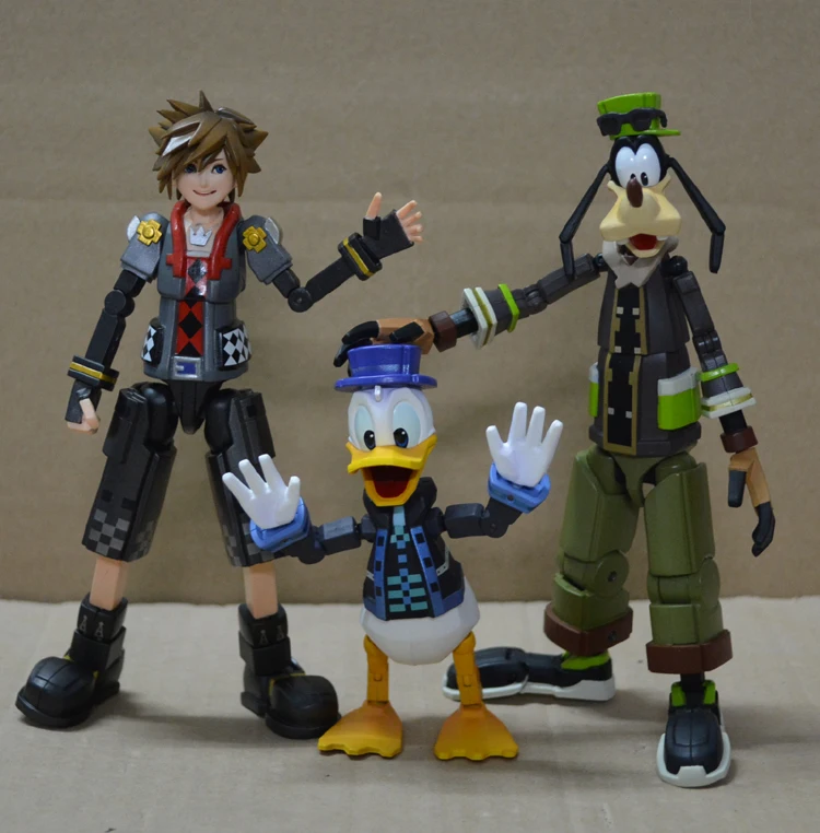 Original Genuine Product Kingdom Hearts Sora, Goofy Model Toy Gifts