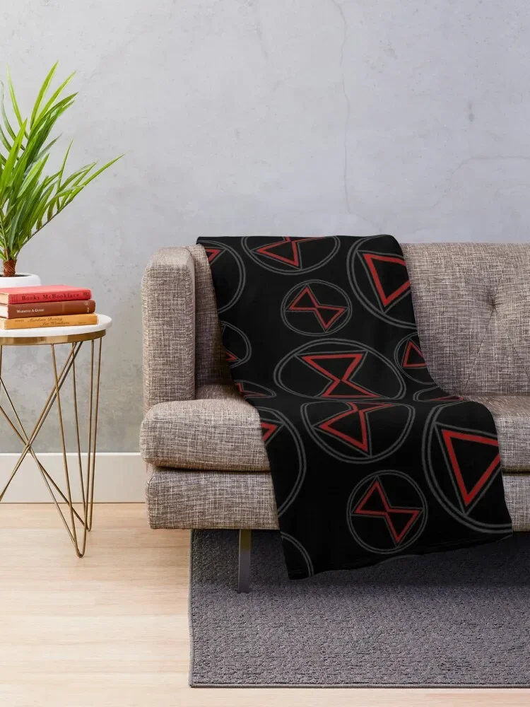 Black widow pattern Throw Blanket Soft manga blankets ands Blankets