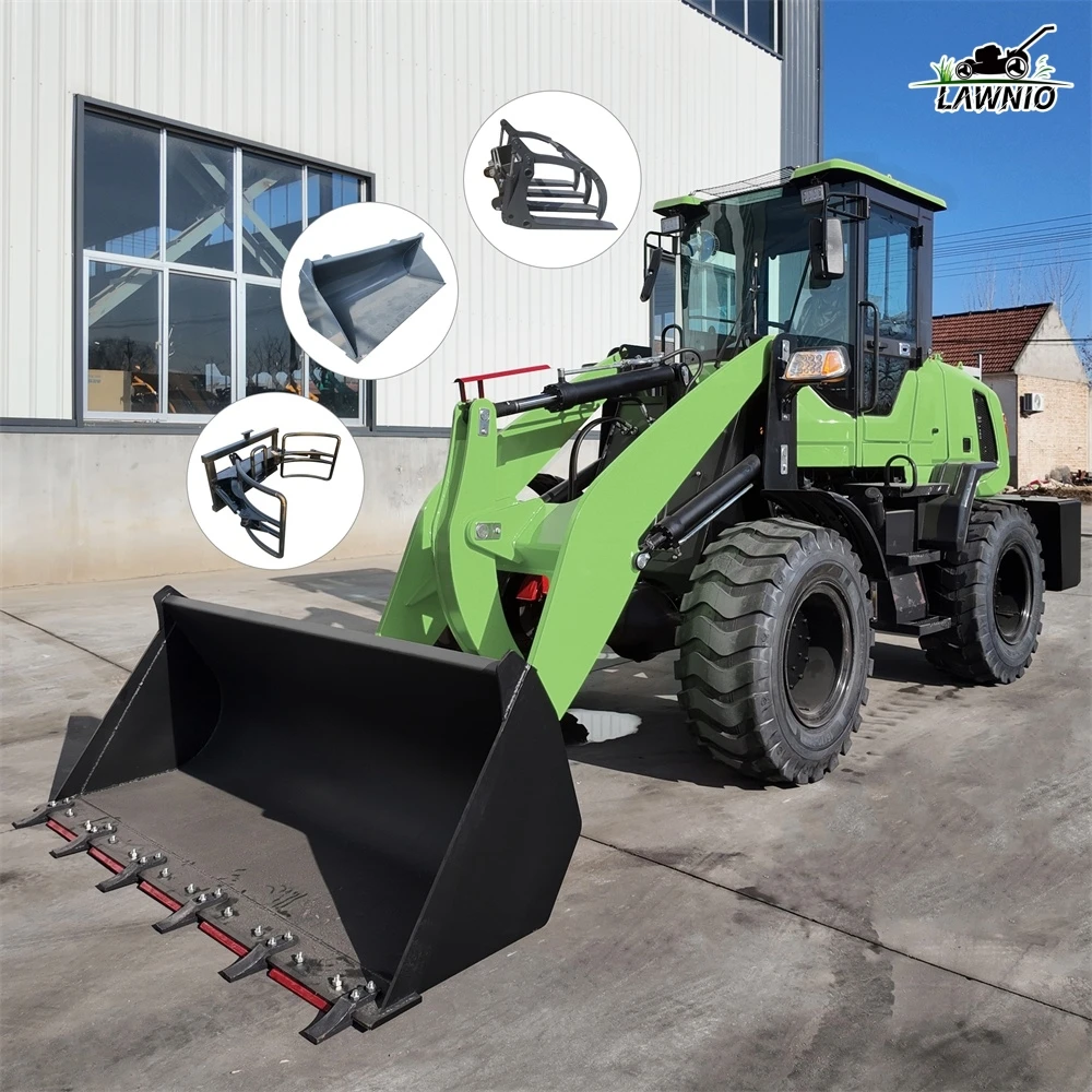 Factory Direct Supply  Wheel Loader  1500kg Rated Load Capacity Smooth Power Output Road Maintenance  Loader