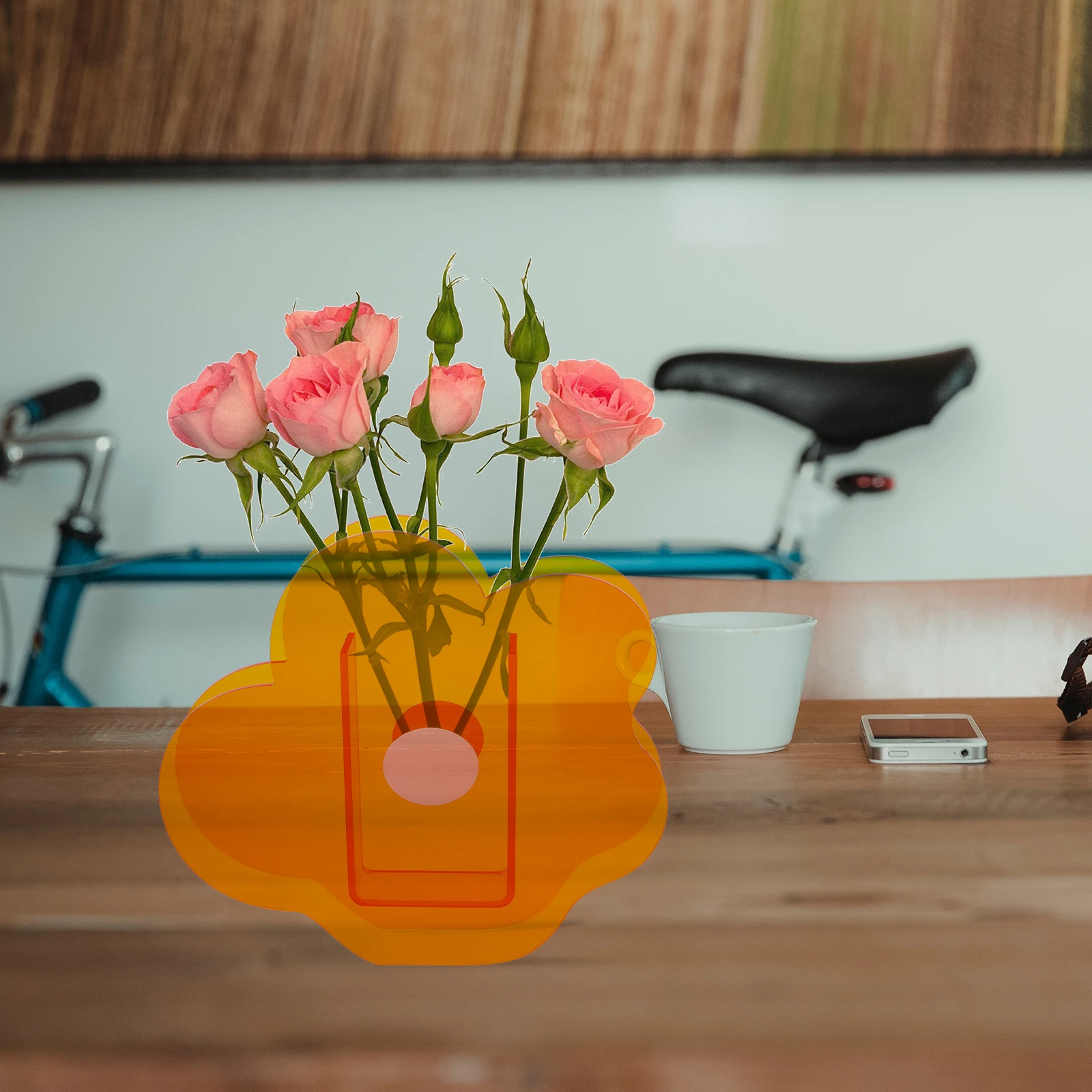 

Акриловая цветочная композиция, ваза, декор, цветочные контейнеры, современные художественные растения, красивые вазы специальной формы