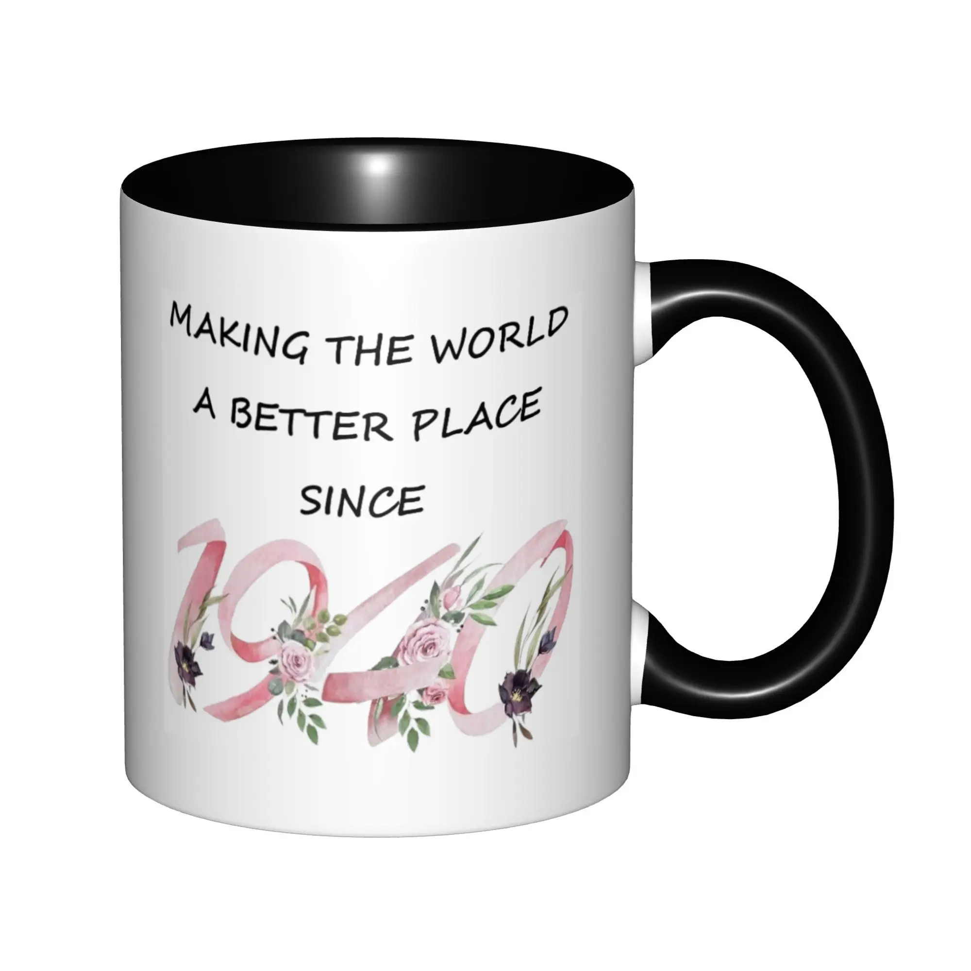 

85th Birthday Gifts for Women Her, 1940 Vintage Birthday Mugs For Birthday Coffee Mugs Ceramic Tea Cups 11oz