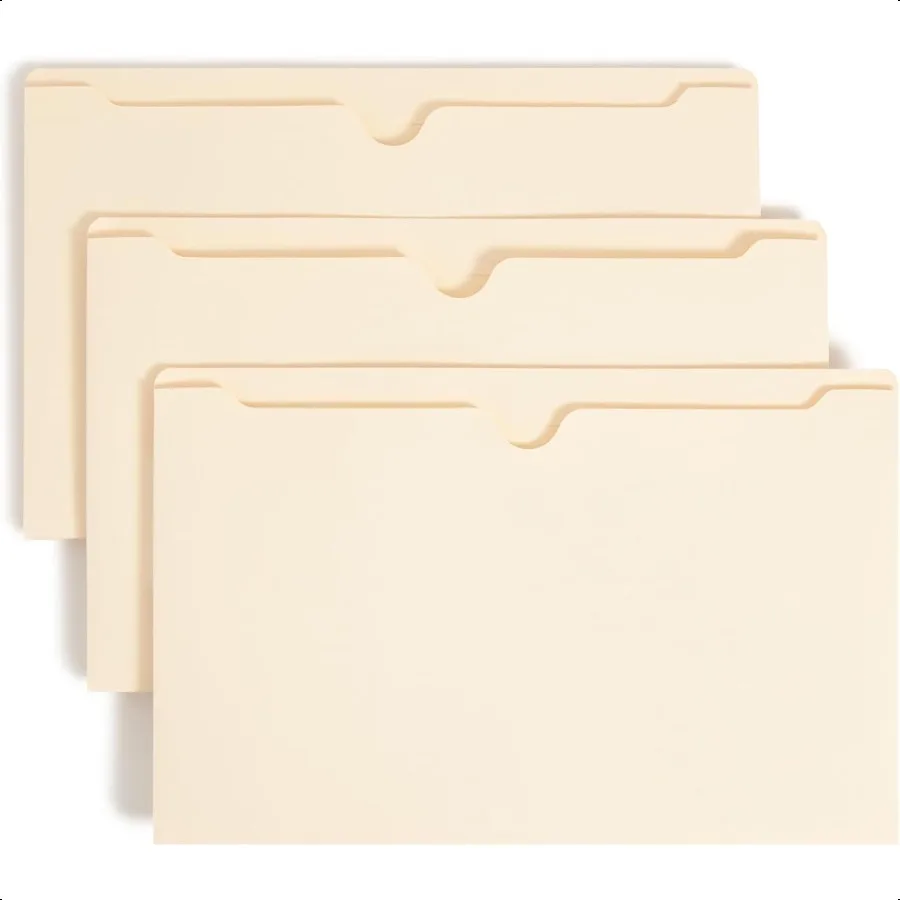 

File Jacket Reinforced Straigut Tab 2 Expansion Legal Size Manila 50 per Box 76560