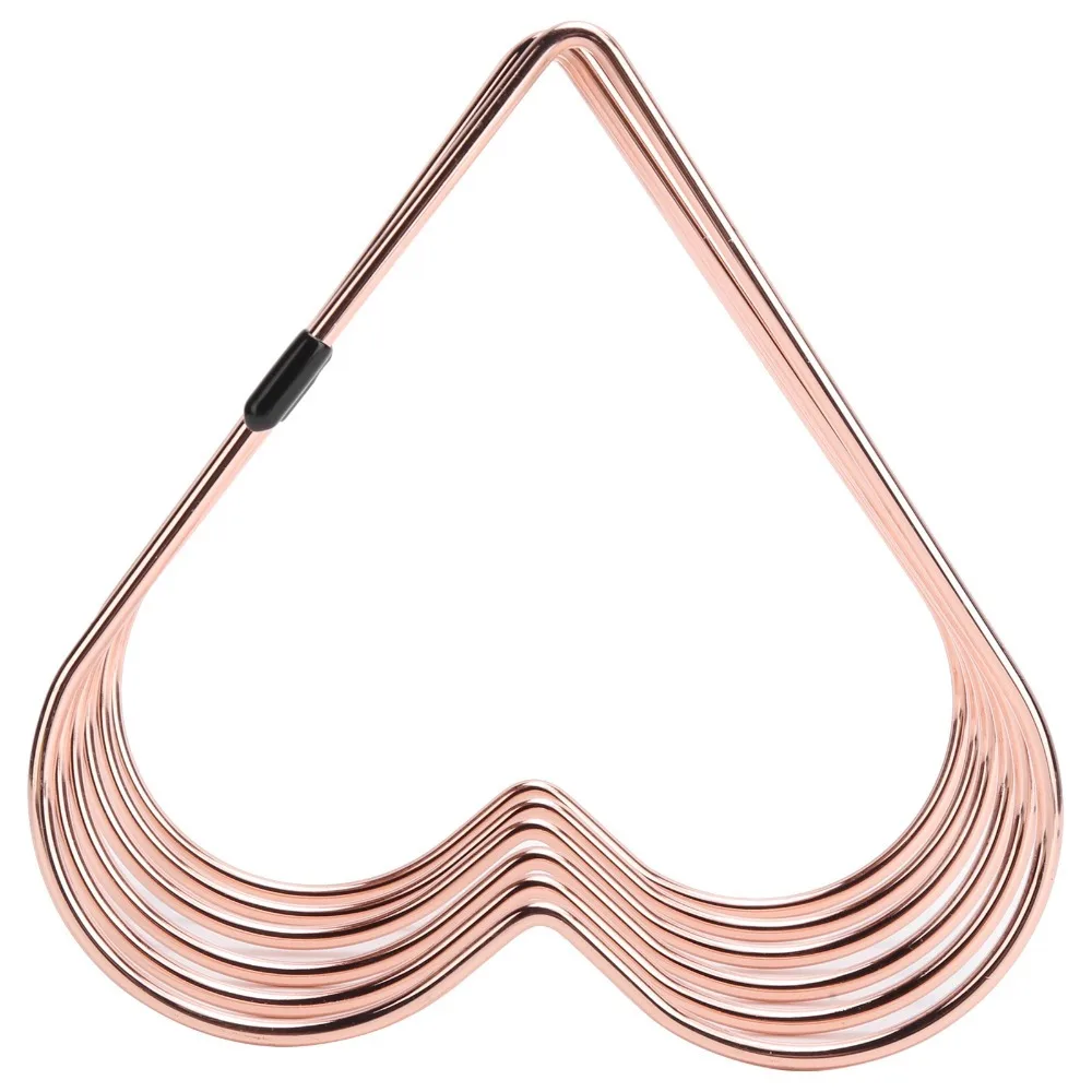 Desktop Storage Solid Bookends Heart Shaped Retractable Book Stand Metal Adjustable Book Support Home Desktop