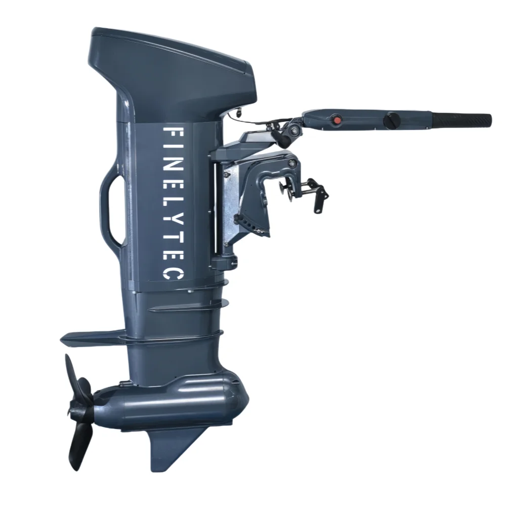 High Power S6000 9.9HP 6000W Brushless Electric Outboard Motor 72V IP68 Waterproof for Yacht Fishing Boat Marine Use