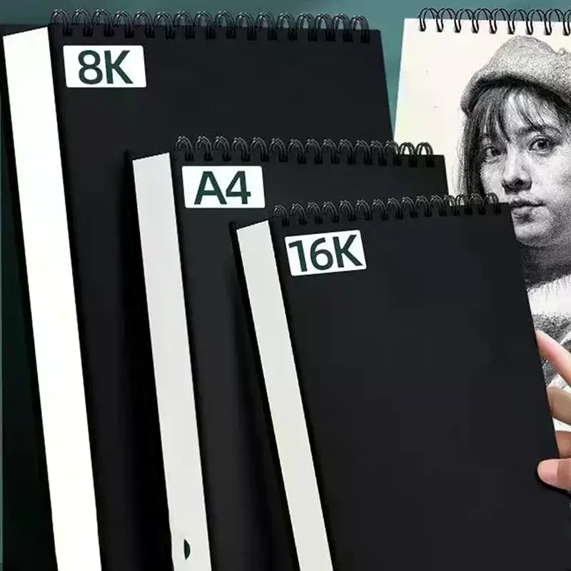 30 Sheets 8K 16K A4 A5 A6 Top Spiral Bound Acid-Free Sketch Book Pad Art Drawing Painting Paper For Artists Students 1 Pack