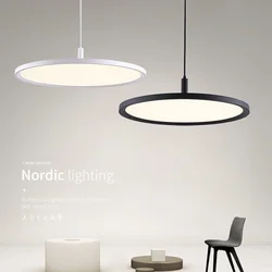 Nordic Creative Simple Aluminum Pendant Light Round Hotel Restaurant Ceiling Lamp Bar Table Lamp Single Head Led Home Lamp