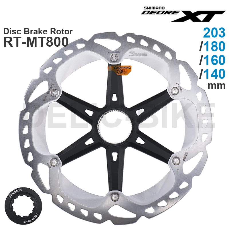 SHIMANO DEORE XT MT800   M8100 Series - CENTER LOCK - Disc Brake Rotor - ICE TECHNOLOGIES FREEZA - 203/180/160/140 mm