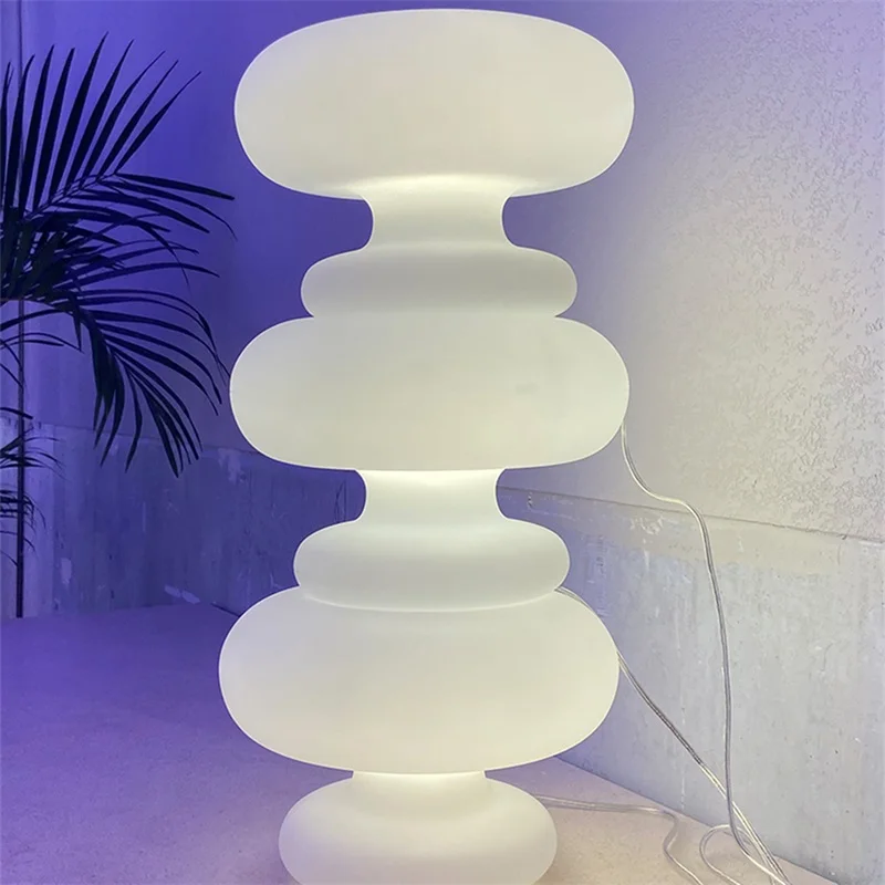 TYLA Contemporary Table Lamp Creative White LED Mushroom Desk Light Decorative For Home Living Room Bedroom