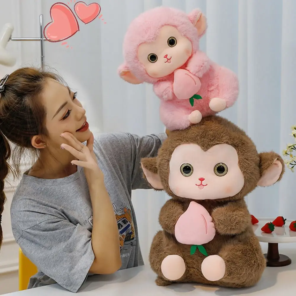 

Cute Super Soft Plush Monkey Toy Cartoon Kawaii Simulation Monkey Doll 20cm Stuffed Pillow Monkey Stuffed Animals Girlfriend