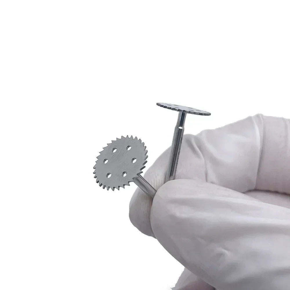 6 szt. Dentystyczne frezy do szlifowania, narzędzia do ekspandera implantów, tarcza do piły implantacyjnej, narzędzia chirurgiczne, wiertła do implantów z narzędziami do sterylizacji