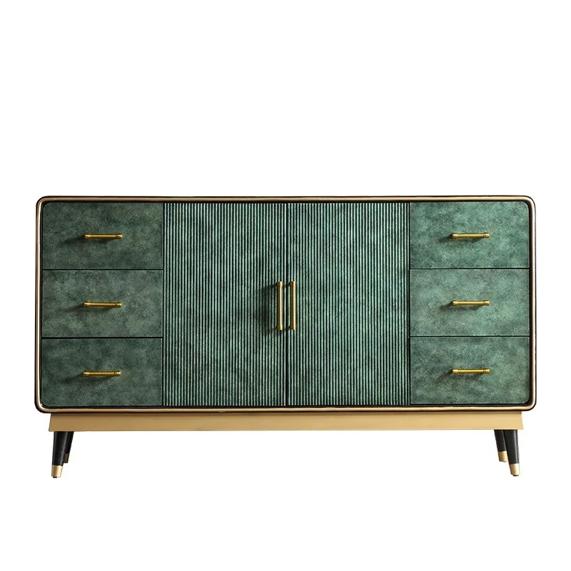 Light luxury solid wood porch cabinet, dining side decorative cabinet, simple small apartment shoe cabinet