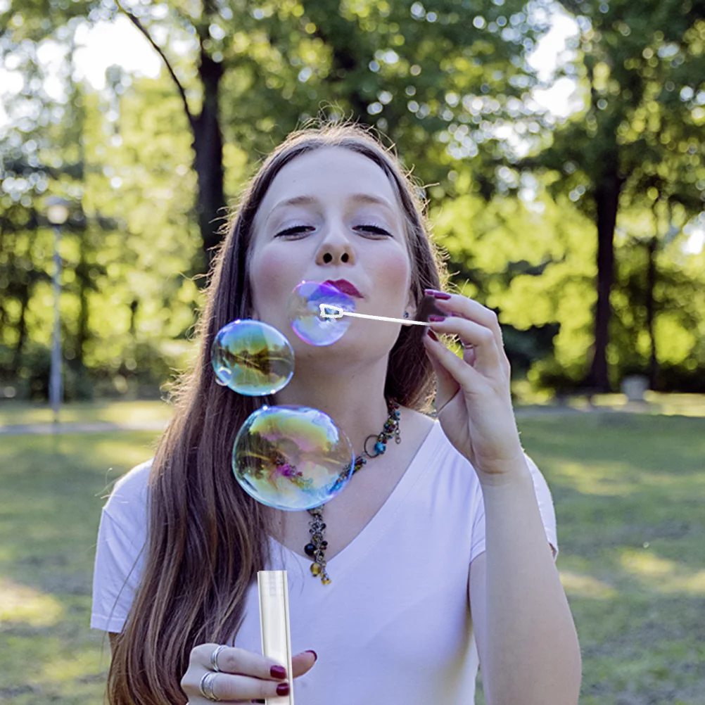 30 bottiglie d'acqua a bolle vuote, bacchette a bolle vuote, forniture di ricarica fai-da-te per bambini, feste di compleanno, parco giochi in spiaggia, divertimento