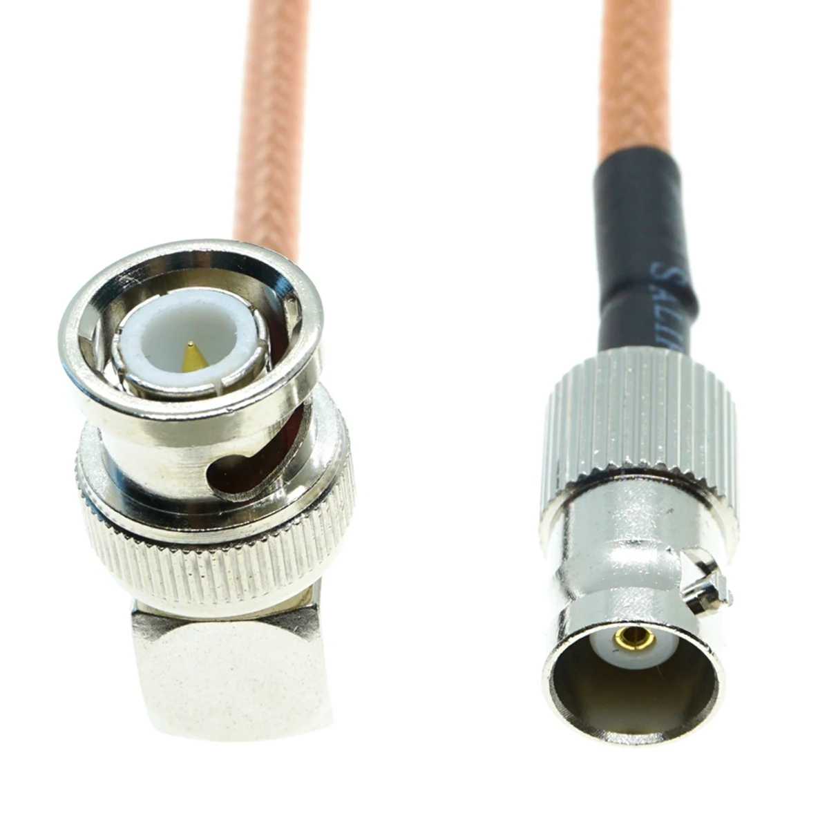 

RG400 Cable BNC Male Right Angle to BNC Female Lot RF Coax Pigtail Jumper 50ohm Double Shield